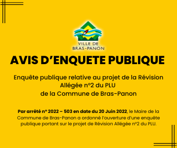 Avis d’enquête publique – révision allégée n°2 du PLU