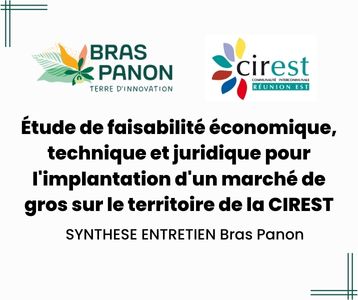 ETUDE MARCHE DE GROS SUR LE TERRITOIRE DE LA CIREST