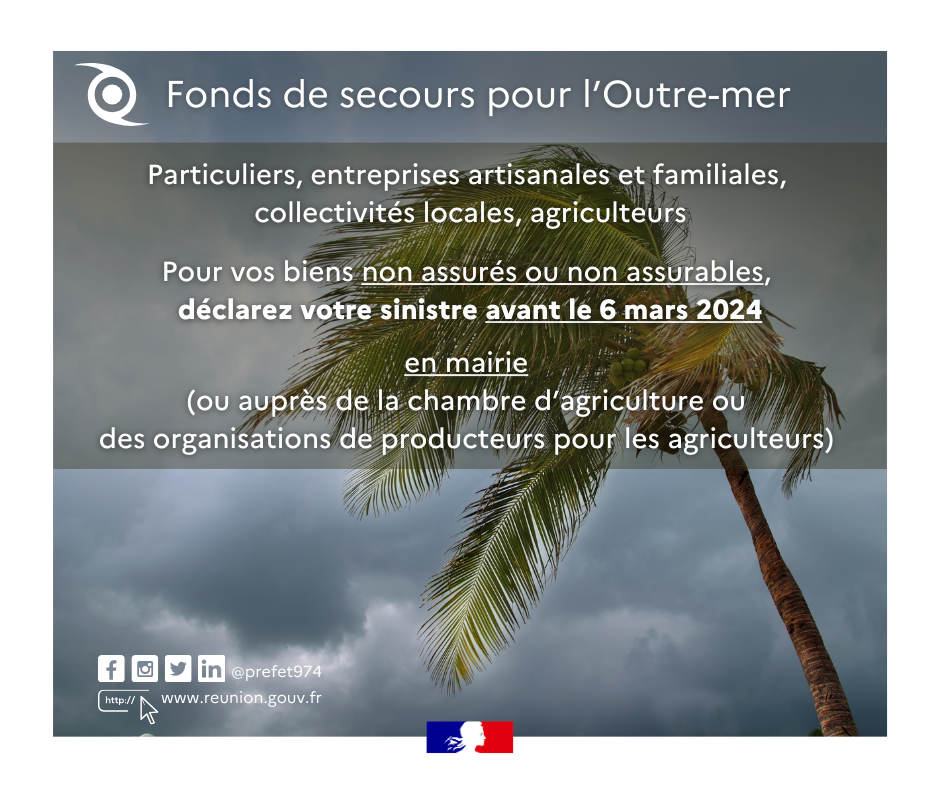 Fonds de secours pour l’Outre-mer